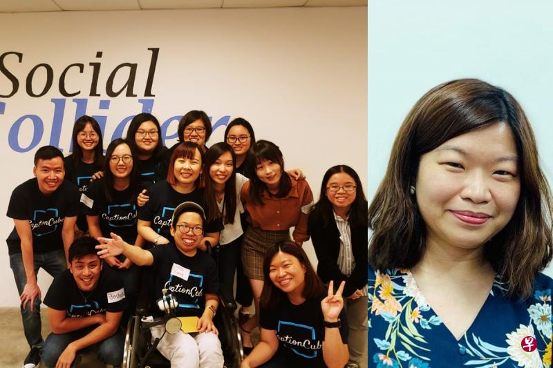 李堃绮(右图)于2015年创办社会企业CaptionCube;公司聘有100多名全职和自由工作字幕、翻译和编辑人员,其中约10%是残障人士。(受访者提供) 李堃绮(右图)于2015年创办社会企业CaptionCube;公司聘有100多名全职和自由工作字幕、翻译和编辑人员,其中约10%是残障人士。(受访者提供)