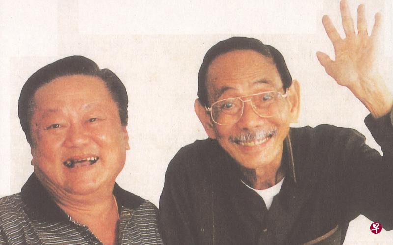 王沙与野峰是本地观众耳熟能详的谐剧双宝。(截自《弟喂》新书) 王沙与野峰是本地观众耳熟能详的谐剧双宝。(截自《弟喂》新书)