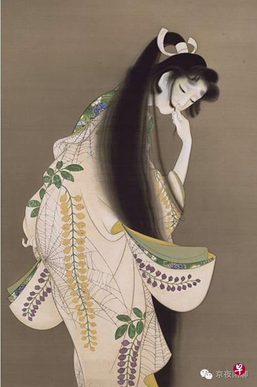 最能表现上村松园激情澎湃及幽怨情念的是43岁所作的《焰》。(互联网) 最能表现上村松园激情澎湃及幽怨情念的是43岁所作的《焰》。(互联网)