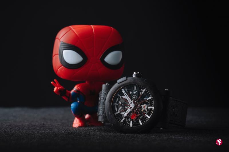 RJ与漫威联名推出ARRAW Spider-Man蜘蛛侠腕表。 RJ与漫威联名推出ARRAW Spider-Man蜘蛛侠腕表。