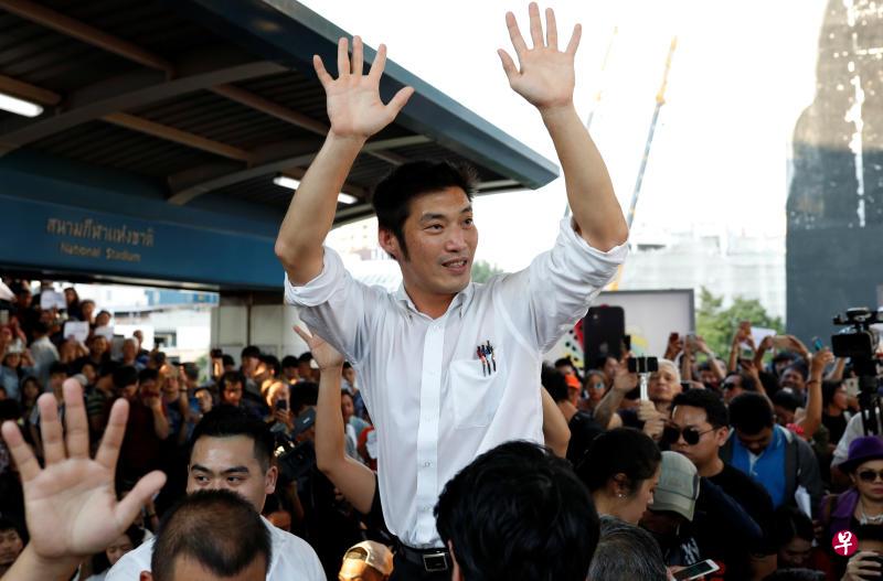 未来前进党党魁塔纳通。(路透社) 未来前进党党魁塔纳通。(路透社)