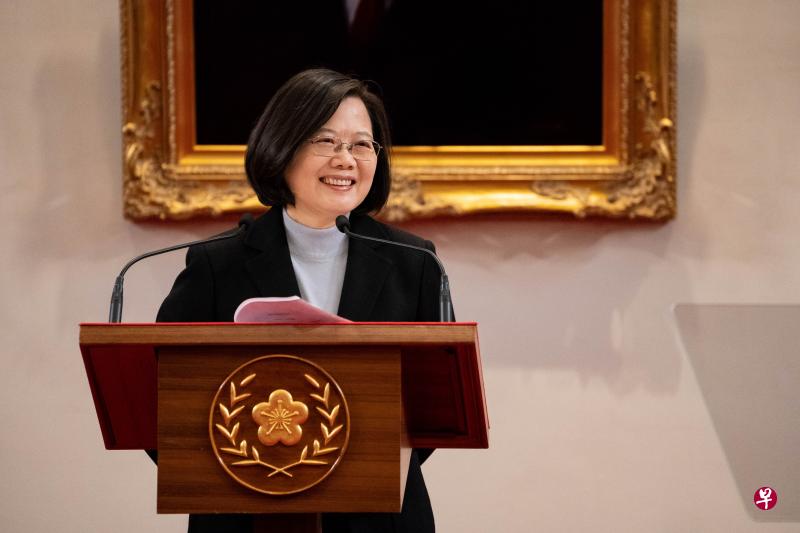 蔡英文在2020年元旦谈话中表示,两岸能在不设政治前提下交流。(黄顺杰摄) 蔡英文在2020年元旦谈话中表示,两岸能在不设政治前提下交流。(黄顺杰摄)