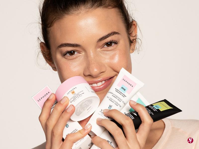 ↑Sephora推出清洁护肤系列。(取自品牌官网) ↑Sephora推出清洁护肤系列。(取自品牌官网)