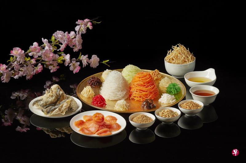 鼎泰丰的发财鱼生爽口开胃。 鼎泰丰的发财鱼生爽口开胃。