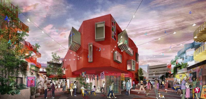 白沙浮市集日后将引进新的零售体验,包括零售培育计划及共享经济空间如共居和共用工作空间。(凯德集团构想图) 白沙浮市集日后将引进新的零售体验,包括零售培育计划及共享经济空间如共居和共用工作空间。(凯德集团构想图)