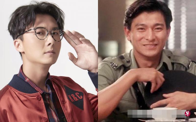 左图:王浩信(香港无线提供)。右图:刘德华1991年在《五亿探长雷洛传》里扮演“雷洛”。(互联网) 左图:王浩信(香港无线提供)。右图:刘德华1991年在《五亿探长雷洛传》里扮演“雷洛”。(互联网)