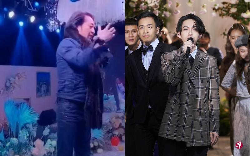 马景涛(左图)、林宥嘉以歌声为新人献祝福。(互联网) 马景涛(左图)、林宥嘉以歌声为新人献祝福。(互联网)