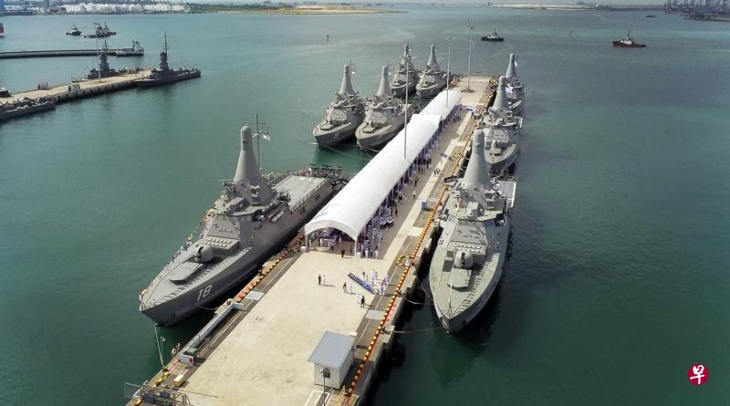 刚强号(右起至后)、坚毅号和无惧号三艘巡海防卫舰正式编役,八艘新一代防卫舰全部到位。另外五艘防卫舰分别为正义号(左起至后)、团结号、主权号、独立号(左二列前至后)和坚定号。(国防部提供) 刚强号(右起至后)、坚毅号和无惧号三艘巡海防卫舰正式编役,八艘新一代防卫舰全部到位。另外五艘防卫舰分别为正义号(左起至后)、团结号、主权号、独立号(左二列前至后)和坚定号。(国防部提供)