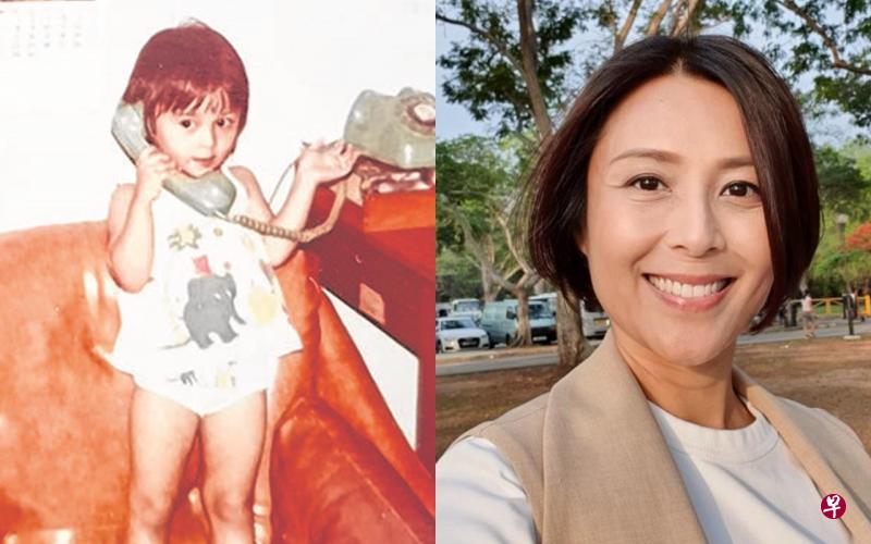 左图:3岁时的曾诗梅。右图:曾诗梅回忆起童年,心中满满的幸福。(受访者提供) 左图:3岁时的曾诗梅。右图:曾诗梅回忆起童年,心中满满的幸福。(受访者提供)