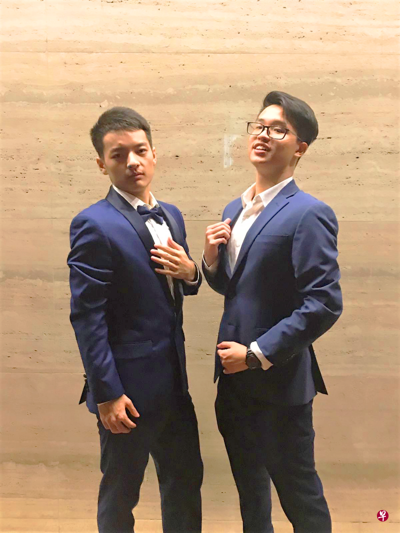 2019年“新空下”创作组(公开):蒙诗垚和陈奕中。(图/蒙诗垚提供) 2019年“新空下”创作组(公开):蒙诗垚和陈奕中。(图/蒙诗垚提供)