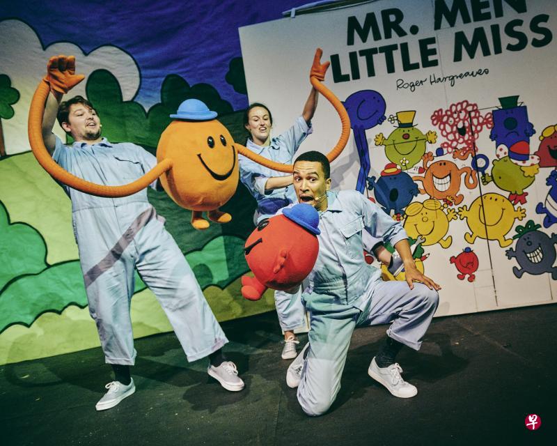 Mr. Men and Little Miss首次以布偶形象在舞台出现。(图片由主办方提供) Mr. Men and Little Miss首次以布偶形象在舞台出现。(图片由主办方提供)