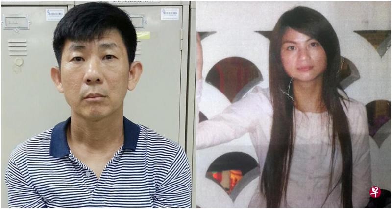 51岁被告卜顺和上周五被判谋杀罪名成立,被判终身监禁。右图为死者张花香。(档案照) 51岁被告卜顺和上周五被判谋杀罪名成立,被判终身监禁。右图为死者张花香。(档案照)