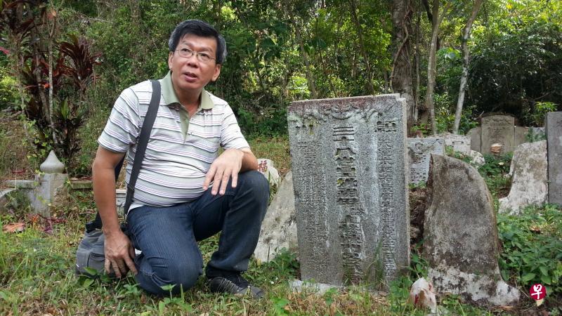林志强过去多年在武吉布朗追溯历史。（作者提供）