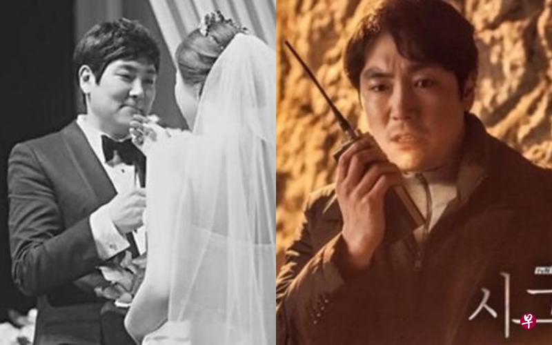 《信号》主角赵震雄(右图)结婚七年,终于迎来第一个孩子。(互联网) 《信号》主角赵震雄(右图)结婚七年,终于迎来第一个孩子。(互联网)