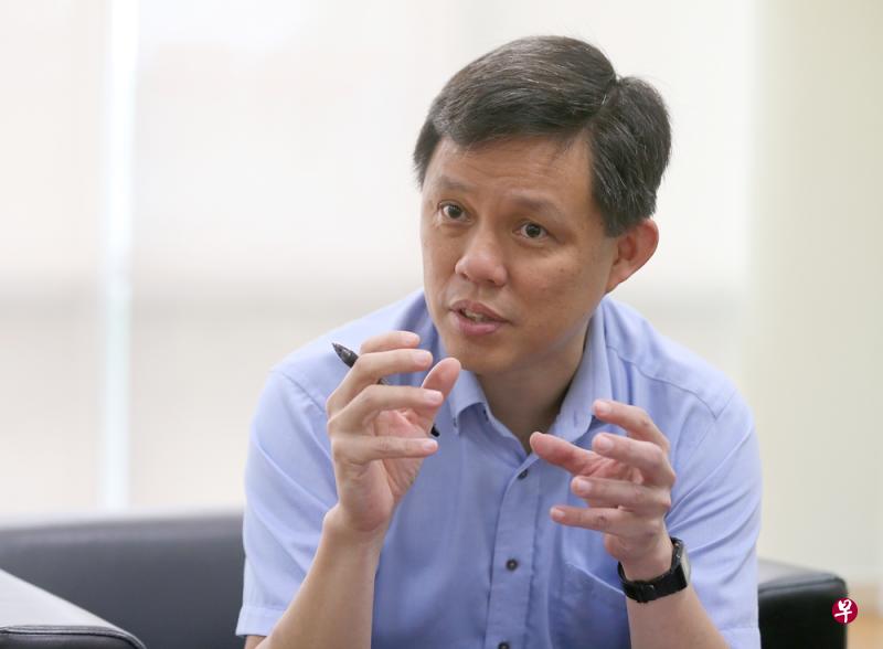 贸工部长陈振声呼吁大商家向小商家伸出援手,齐心合力应对2019冠状病毒疾病疫情对各行各业带来的挑战。(档案照) 贸工部长陈振声呼吁大商家向小商家伸出援手,齐心合力应对2019冠状病毒疾病疫情对各行各业带来的挑战。(档案照)
