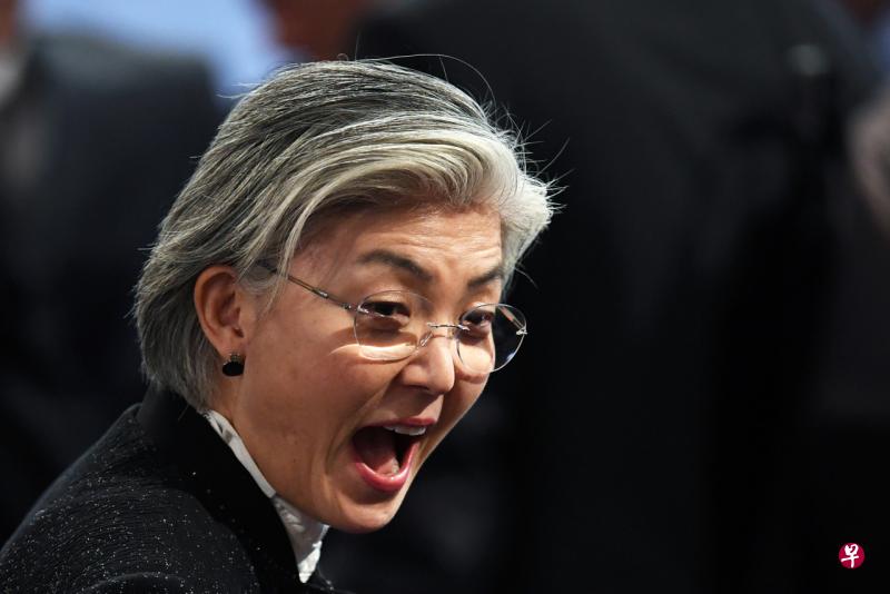韩国外长康京和被批失言。(路透社档案照片) 韩国外长康京和被批失言。(路透社档案照片)