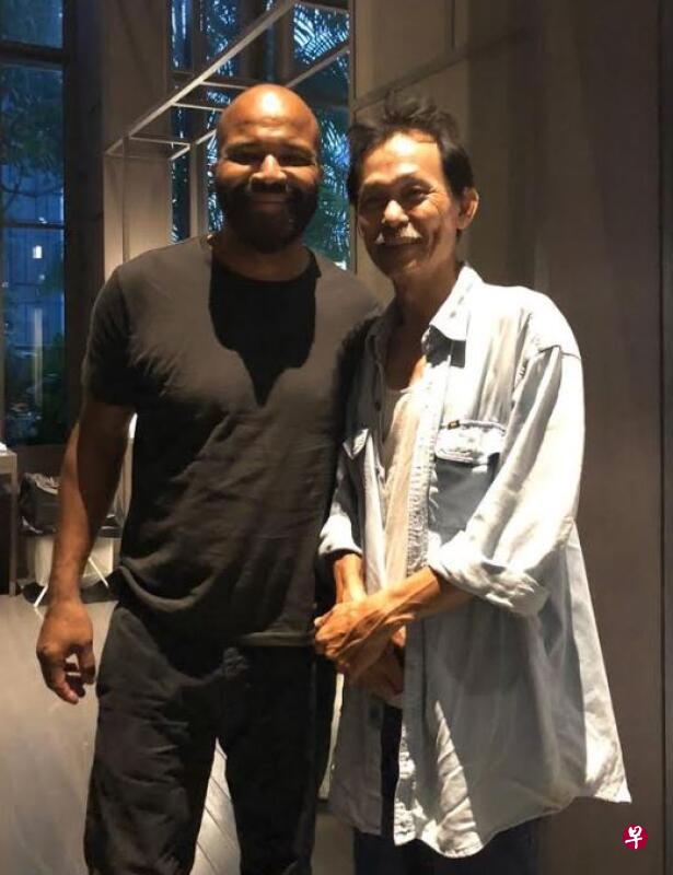 段伟明(右)和男主杰弗瑞莱特因戏结缘,成为好朋友。(受访者提供) 段伟明(右)和男主杰弗瑞莱特因戏结缘,成为好朋友。(受访者提供)