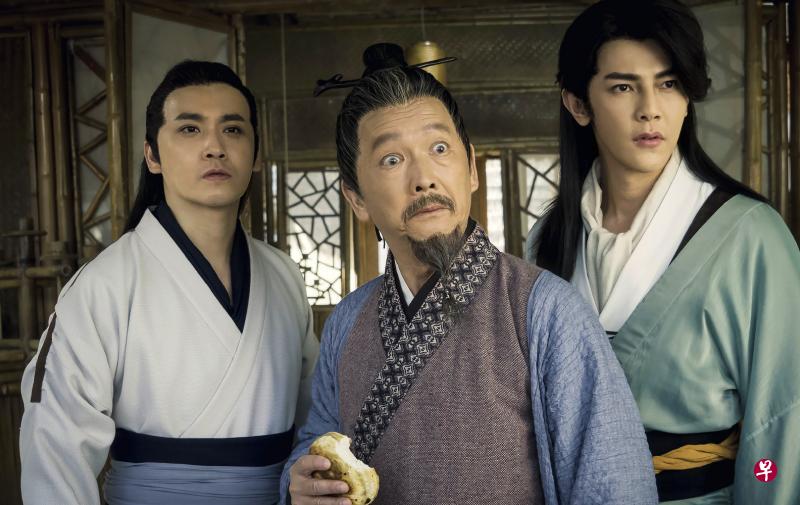 中国电影《干将莫邪》廖启智(左)和汪东城演师徒。(互联网) 中国电影《干将莫邪》廖启智(左)和汪东城演师徒。(互联网)