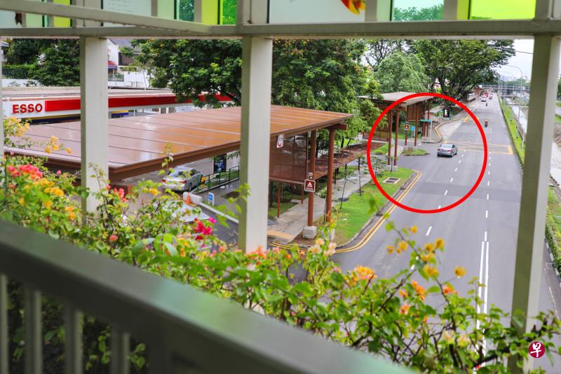 马赛地相信在切换车道后欲左转进入雅舞道时,被电单车从后撞上酿祸。 (林国明摄) 马赛地相信在切换车道后欲左转进入雅舞道时,被电单车从后撞上酿祸。 (林国明摄)