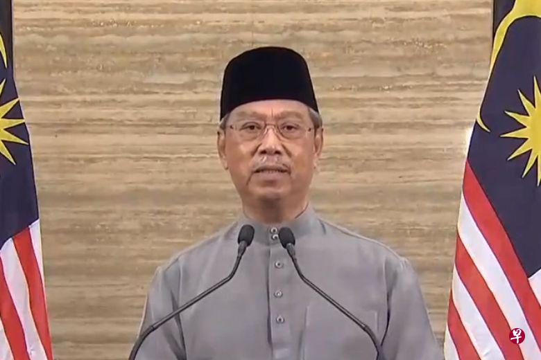 马来西亚首相慕尤丁宣布,为防控冠病疫情而实施的行动管制令再延长两周至5月12日。(面簿截图) 马来西亚首相慕尤丁宣布,为防控冠病疫情而实施的行动管制令再延长两周至5月12日。(面簿截图)