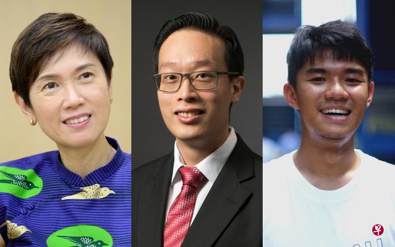 人力部长杨莉明(左起)以及在疫情期投入宿舍抗疫工作的新加坡中央医院矫形骨科顾问医生冯启尔和民间组织代表蔡引舟,将在节目中介绍目前客工宿舍的情况,并解答客工的疑虑。(档案照片) 人力部长杨莉明(左起)以及在疫情期投入宿舍抗疫工作的新加坡中央医院矫形骨科顾问医生冯启尔和民间组织代表蔡引舟,将在节目中介绍目前客工宿舍的情况,并解答客工的疑虑。(档案照片)