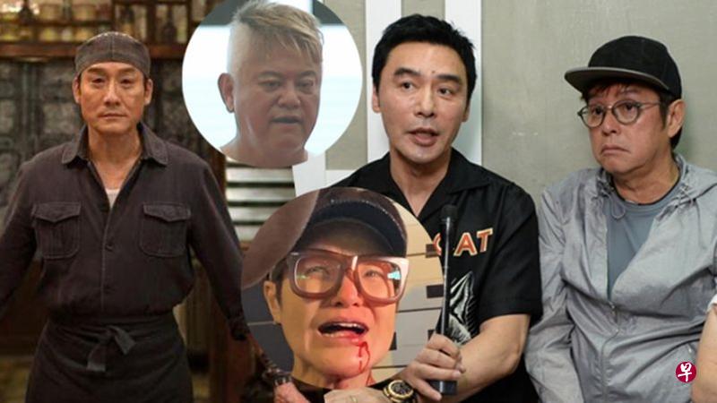 梁家辉(左)、钟镇涛(右二)、谭咏麟(右)、(小图)陈百祥、马蹄露都是爱国艺人。(互联网) 梁家辉(左)、钟镇涛(右二)、谭咏麟(右)、(小图)陈百祥、马蹄露都是爱国艺人。(互联网)