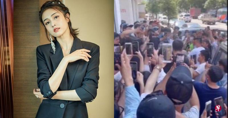 (左)白鹿是中国新生代女星。(右)于正在微博放上代拍和主播们布满横店宾馆通道的相片。(互联网) (左)白鹿是中国新生代女星。(右)于正在微博放上代拍和主播们布满横店宾馆通道的相片。(互联网)