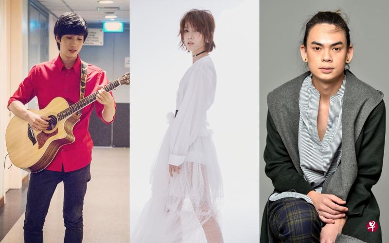 郭美美(中)今晚难得露面,相信会让大家找回当年的记忆。吴家慷(右图)受西洋音乐影响,创作风格独特。陈子健(左图)喜欢写歌,也是运动员。(海蝶音乐提供) 郭美美(中)今晚难得露面,相信会让大家找回当年的记忆。吴家慷(右图)受西洋音乐影响,创作风格独特。陈子健(左图)喜欢写歌,也是运动员。(海蝶音乐提供)