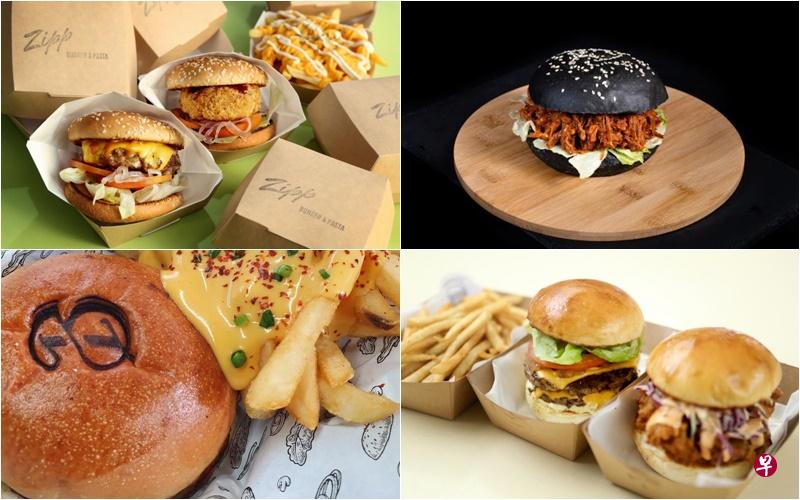 本地熟食中心有越来越多汉堡包摊位售卖特色汉堡包。 本地熟食中心有越来越多汉堡包摊位售卖特色汉堡包。