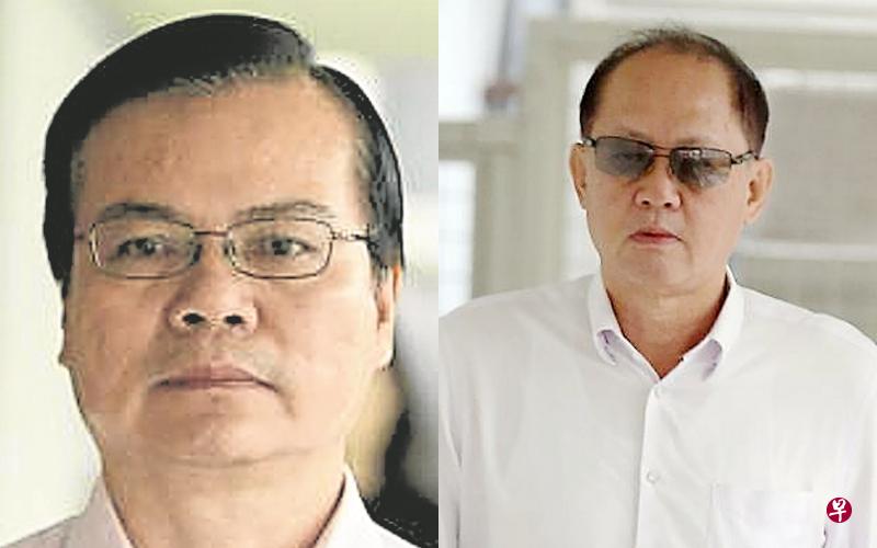 贪污案发生于2014年至2016年,当时担任宏茂桥市镇会总经理与秘书的黄志明(左),两年内接受多达8万6141元的贿赂。谢成兰(右)是两家建筑承包公司19-NS2和19-ANC的董事与股东。(档案照片) 贪污案发生于2014年至2016年,当时担任宏茂桥市镇会总经理与秘书的黄志明(左),两年内接受多达8万6141元的贿赂。谢成兰(右)是两家建筑承包公司19-NS2和19-ANC的董事与股东。(档案照片)