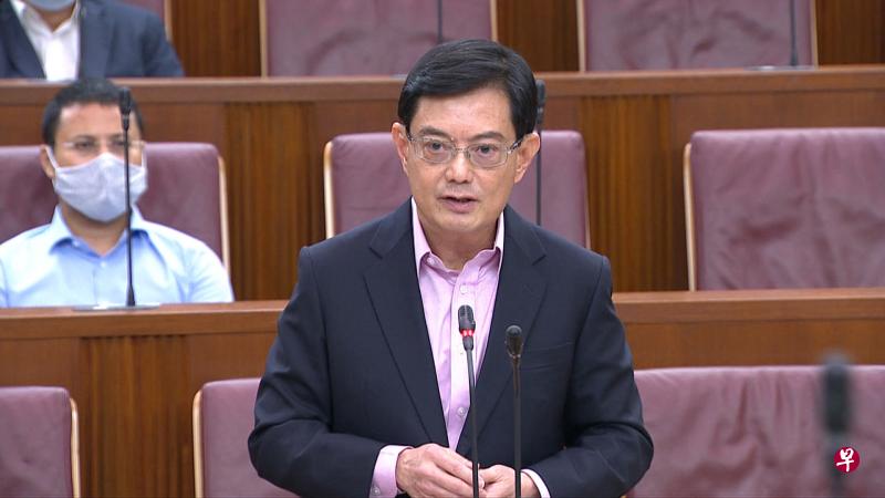 副总理兼财政部长王瑞杰星期二(5月26日)下午在国会发表坚毅向前(Fortitude)预算案声明。(gov.sg视频截图) 副总理兼财政部长王瑞杰星期二(5月26日)下午在国会发表坚毅向前(Fortitude)预算案声明。(gov.sg视频截图)