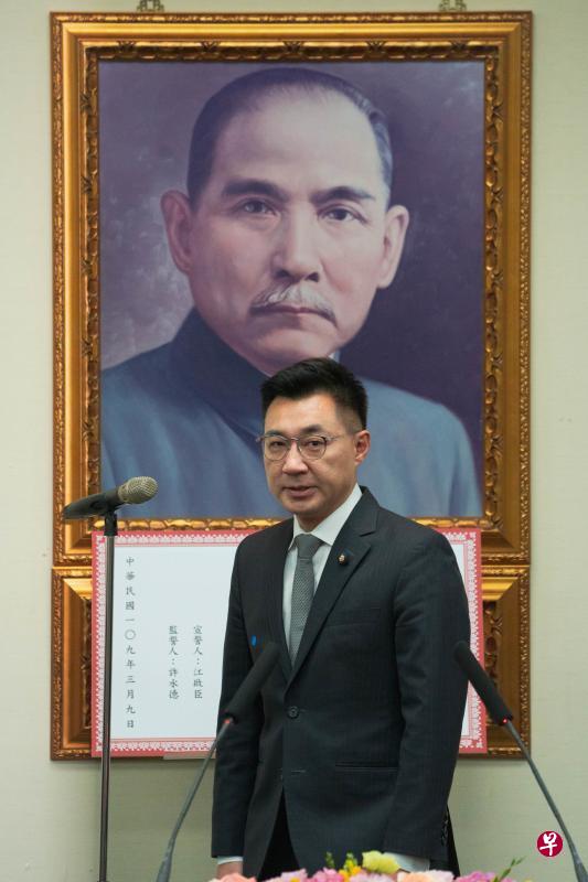 在新任党主席江启臣领导下的中国国民党,最快6月将提出新的两岸论述。(档案照) 在新任党主席江启臣领导下的中国国民党,最快6月将提出新的两岸论述。(档案照)