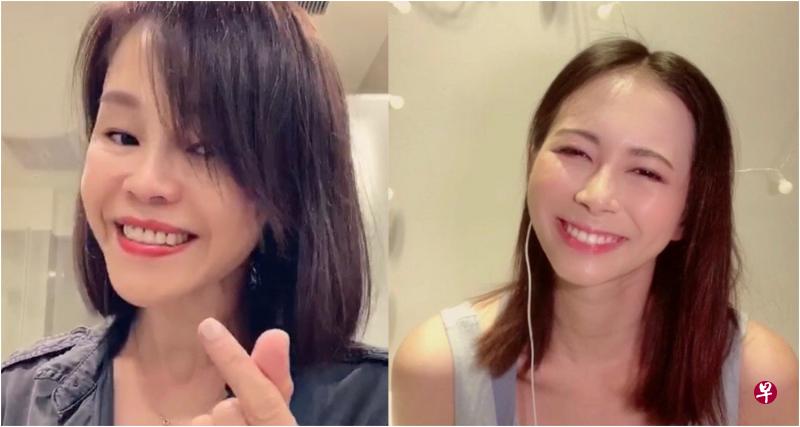 罗美仪梦想成真,跟偶像彭佳慧隔空合唱情歌。(受访者提供) 罗美仪梦想成真,跟偶像彭佳慧隔空合唱情歌。(受访者提供)