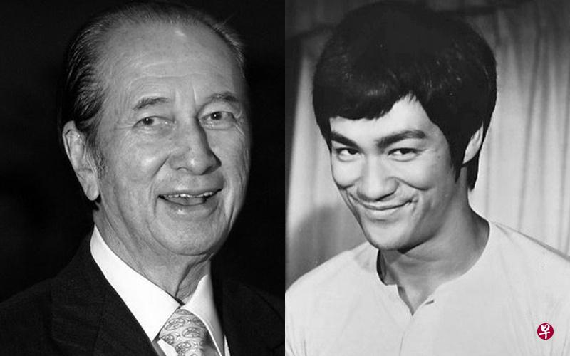 何鸿燊(左)和李小龙(右)一个是赌王,一个是拳王,都叱咤江湖。 何鸿燊(左)和李小龙(右)一个是赌王,一个是拳王,都叱咤江湖。