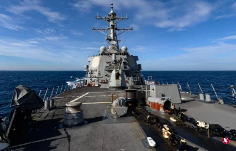 美军第七舰队今天(5日)凌晨披露,神盾级驱逐舰拉塞尔号(USS RUSSELL,DDG-59)昨天穿越台湾海峡。(美军第七舰队面簿专页) 美军第七舰队今天(5日)凌晨披露,神盾级驱逐舰拉塞尔号(USS RUSSELL,DDG-59)昨天穿越台湾海峡。(美军第七舰队面簿专页)