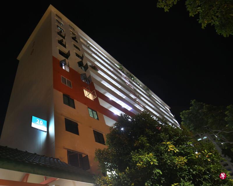 这起房东房客纠纷发生在菜市路第20座组屋。 这起房东房客纠纷发生在菜市路第20座组屋。