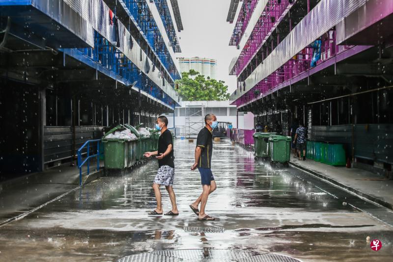 当局7日已为所有住在宿舍的客工完成了病毒检测,目前仅有些被列为隔离设施的宿舍内中几座独栋大楼未完成检测。(档案照片) 当局7日已为所有住在宿舍的客工完成了病毒检测,目前仅有些被列为隔离设施的宿舍内中几座独栋大楼未完成检测。(档案照片)