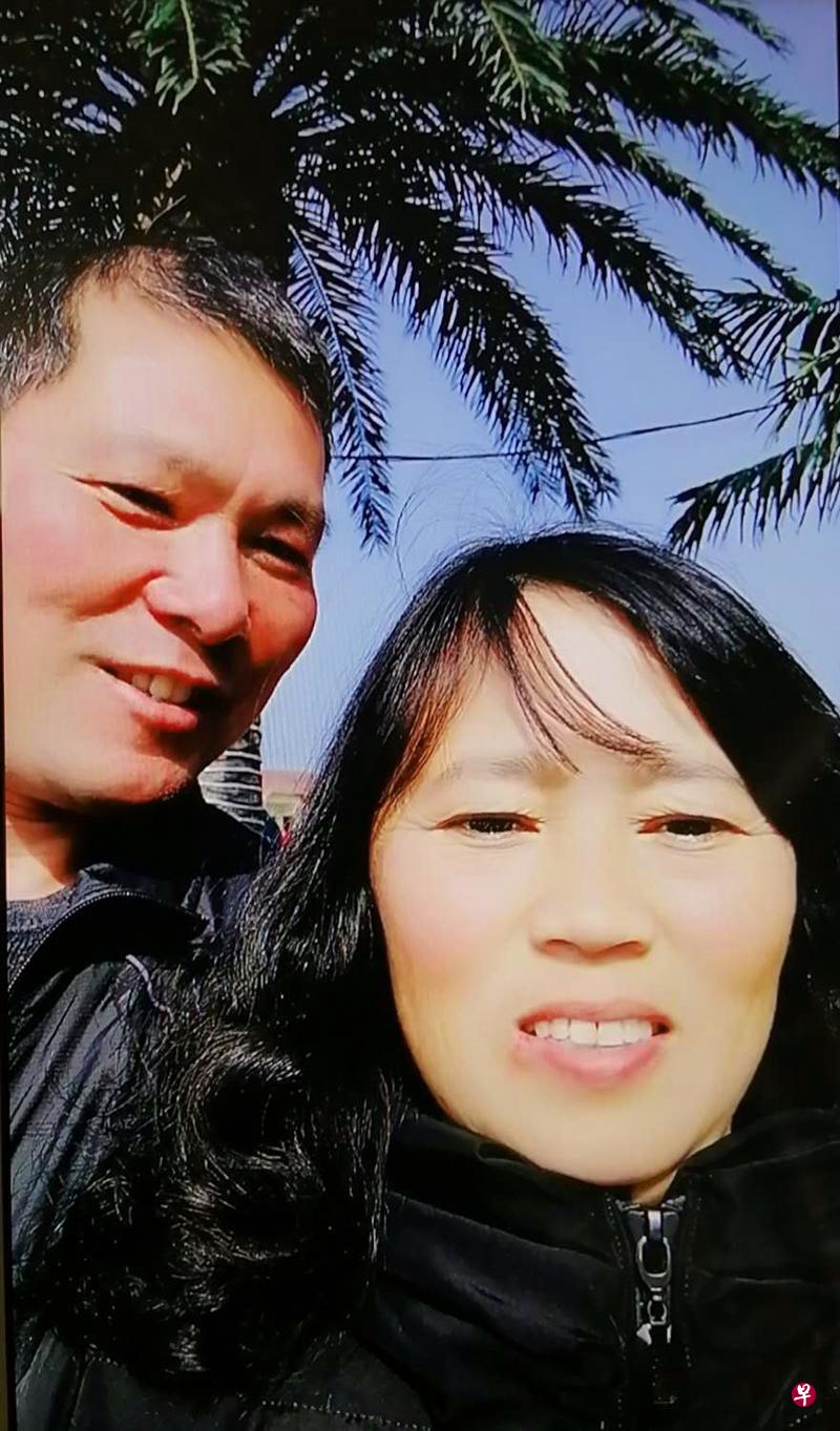顾振飞与太太李小娟两年前的合照。(受访者提供) 顾振飞与太太李小娟两年前的合照。(受访者提供)