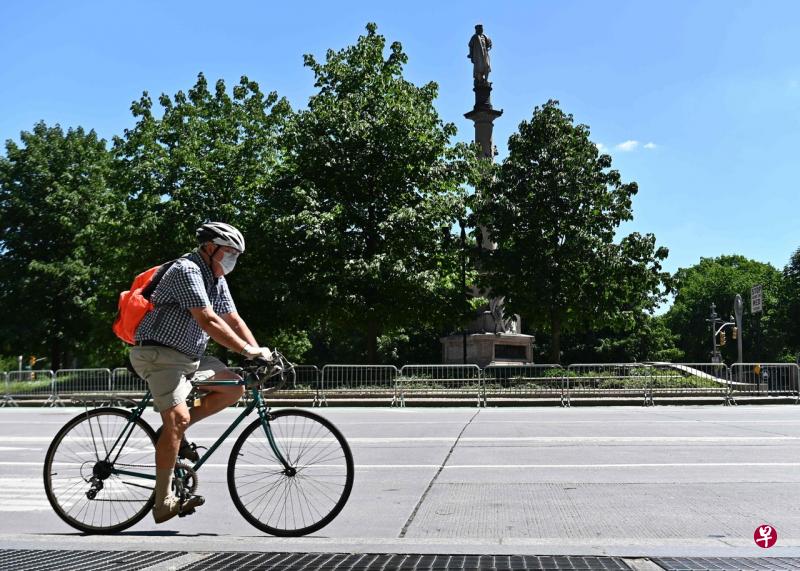 在疫情最为严重的纽约州,目前的确诊病例超过38万起。(法新社) 在疫情最为严重的纽约州,目前的确诊病例超过38万起。(法新社)