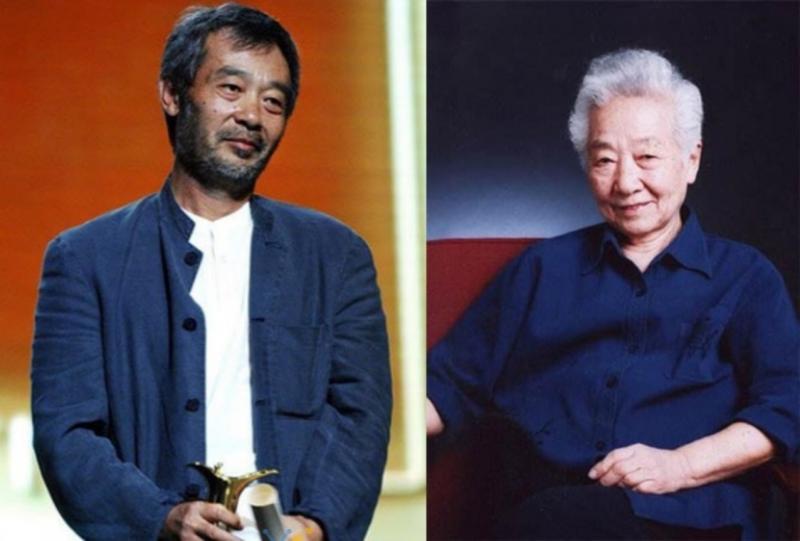 于蓝(右图)是中国第五代名导田壮壮(左图)的母亲。(互联网) 于蓝(右图)是中国第五代名导田壮壮(左图)的母亲。(互联网)