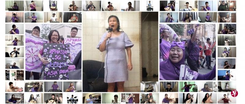 紫色交响乐团7月7日在网上呈献演出“When We Believe”。(中区社区发展理事会提供) 紫色交响乐团7月7日在网上呈献演出“When We Believe”。(中区社区发展理事会提供)