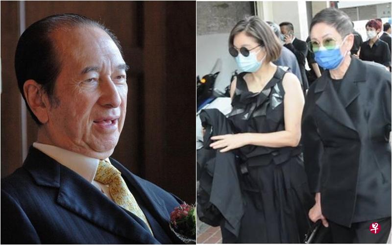 左图:一代赌王何鸿燊今年5月26日病逝。右图:林青霞送赌王最后一程,右是结伴而来的好友施南生。 左图:一代赌王何鸿燊今年5月26日病逝。右图:林青霞送赌王最后一程,右是结伴而来的好友施南生。