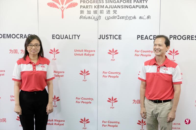 出任非选区议员的潘群勤（左）和梁文辉原为前进党的副主席和助理秘书长。（档案照片）