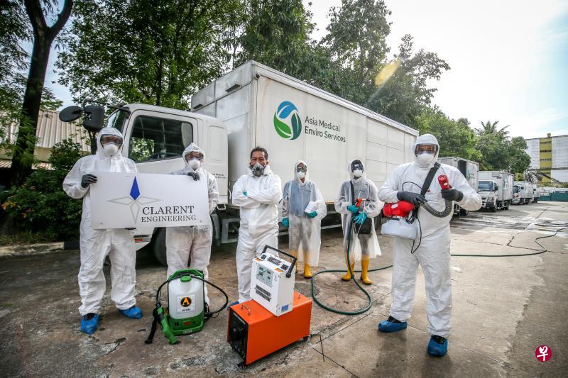 Clarent Engineering使用臭氧结合微米气泡的科技,为客户的医疗器具清除设施彻底消毒。(叶振忠摄) Clarent Engineering使用臭氧结合微米气泡的科技,为客户的医疗器具清除设施彻底消毒。(叶振忠摄)