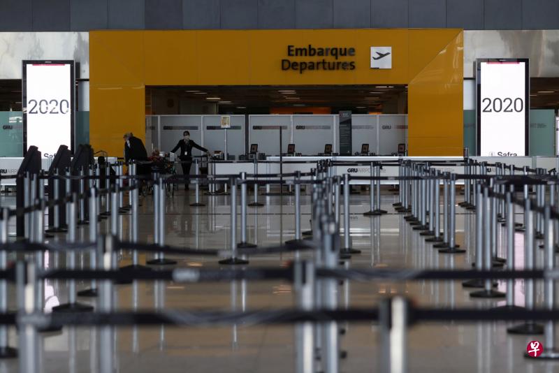 巴西周三（29日）重启国际航空旅行，任何国家的游客只要在旅途中有医疗保险就可入境。（路透社）

 