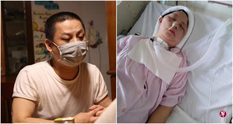 爱妻现在处于生死边缘,张惠新感叹无能为力,只能默默守护她。他受访时看起来精疲力尽,格外憔悴。(李健玮摄) 爱妻现在处于生死边缘,张惠新感叹无能为力,只能默默守护她。他受访时看起来精疲力尽,格外憔悴。(李健玮摄)