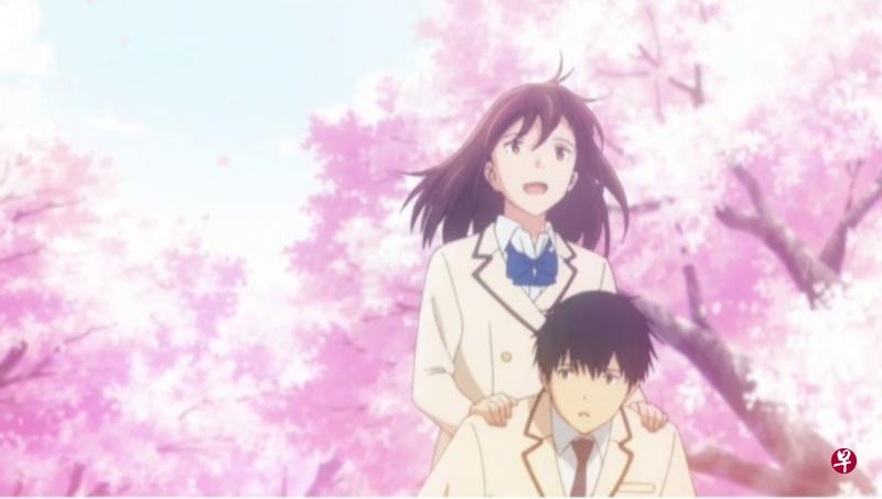 《我想吃掉你的胰脏》,男女主角的内心互相暖化。(动画视频截图) 《我想吃掉你的胰脏》,男女主角的内心互相暖化。(动画视频截图)