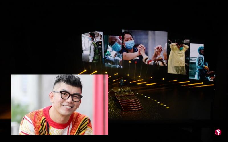 短片呈献是庆典内容之一。(NDP2020 EXCO提供)左下角小图为陈子谦。(档案照) 短片呈献是庆典内容之一。(NDP2020 EXCO提供)左下角小图为陈子谦。(档案照)