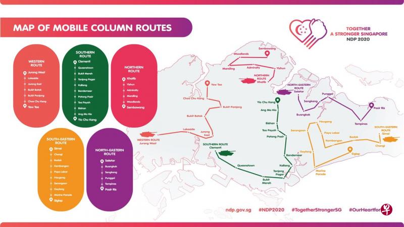 公众只需上网浏览互动地图,即可实时查看机动部队的“行踪”,避免长时间聚集或等候。(取自国庆庆典网站) 公众只需上网浏览互动地图,即可实时查看机动部队的“行踪”,避免长时间聚集或等候。(取自国庆庆典网站)