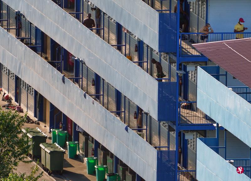 榜鹅S11宿舍曾经是本地最大感染群,冠病病例总数超过2800个。(档案照片) 榜鹅S11宿舍曾经是本地最大感染群,冠病病例总数超过2800个。(档案照片)